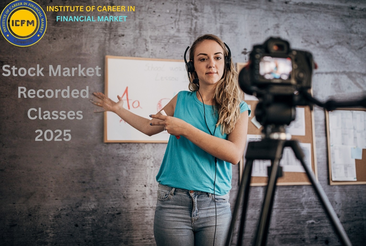 ICFM Patel Nagar Stock Market Recorded Course – learn trading anytime, anywhere