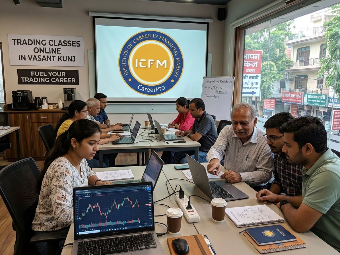 Trading Classes Online in Vasant Kunj with Live Stock Market Training by ICFM India