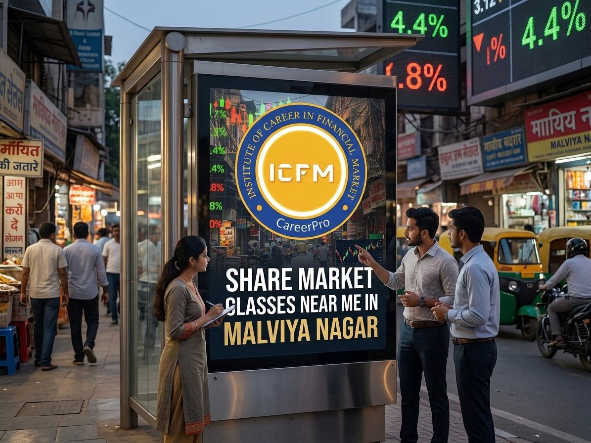 Share Market Classes Near Me in Malviya Nagar, 2026 – Learn Professional Trading with ICFM India